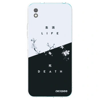 Picasee silikonski črni ovitek za Xiaomi Redmi 9A - Life - Death