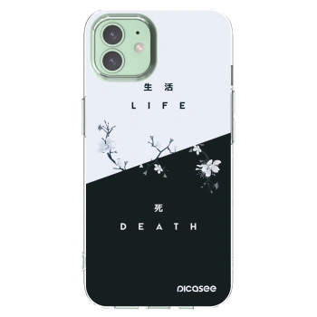 Picasee silikonski prozorni ovitek za Apple iPhone 12 - Life - Death