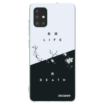 Picasee silikonski prozorni ovitek za Samsung Galaxy M51 M515F - Life - Death