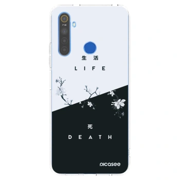 Picasee silikonski prozorni ovitek za Realme 5 - Life - Death