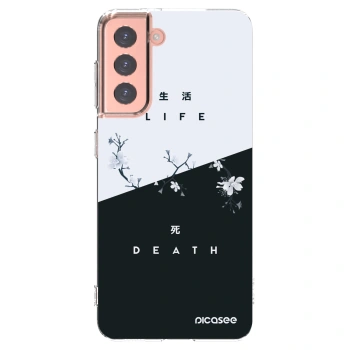 Picasee silikonski prozorni ovitek za Samsung Galaxy S21 5G G991B - Life - Death