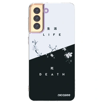 Picasee silikonski prozorni ovitek za Samsung Galaxy S21+ 5G G996F - Life - Death