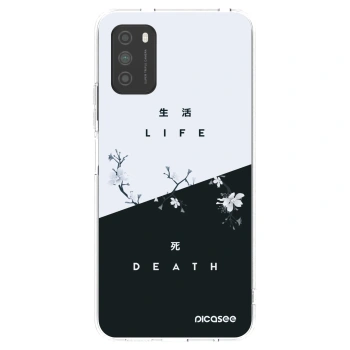 Picasee silikonski prozorni ovitek za Xiaomi Poco M3 - Life - Death