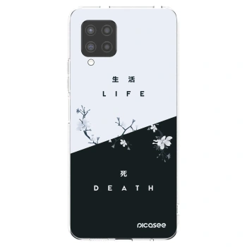 Picasee silikonski prozorni ovitek za Samsung Galaxy A42 A426B - Life - Death