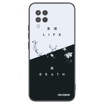 Picasee silikonski črni ovitek za Samsung Galaxy A42 A426B - Life - Death