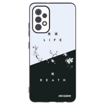 Picasee silikonski črni ovitek za Samsung Galaxy A32 5G A326B - Life - Death
