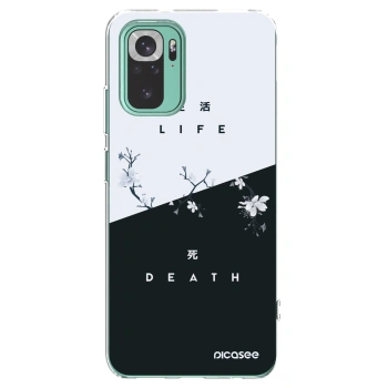 Picasee silikonski prozorni ovitek za Xiaomi Redmi Note 10 Pro - Life - Death