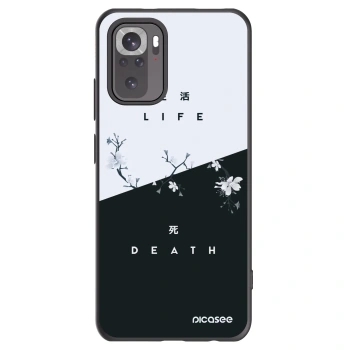 Picasee silikonski črni ovitek za Xiaomi Redmi Note 10S - Life - Death