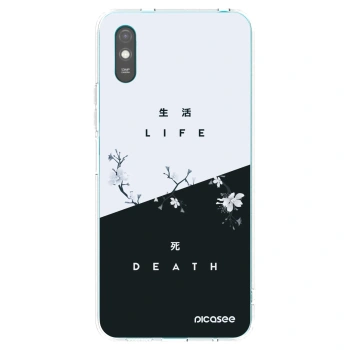 Picasee silikonski prozorni ovitek za Xiaomi Redmi 9AT - Life - Death