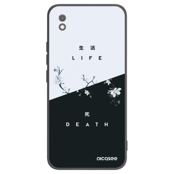Picasee silikonski črni ovitek za Xiaomi Redmi 9AT - Life - Death