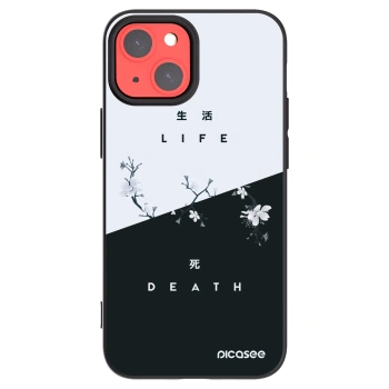 Picasee silikonski črni ovitek za Apple iPhone 13 mini - Life - Death