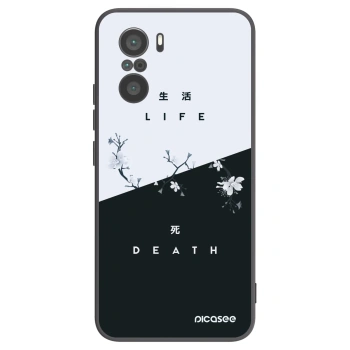 Picasee silikonski črni ovitek za Xiaomi Poco F3 - Life - Death