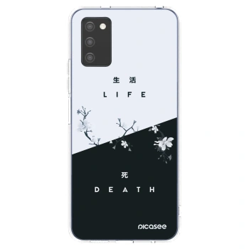 Picasee silikonski prozorni ovitek za Samsung Galaxy A02s A025G - Life - Death