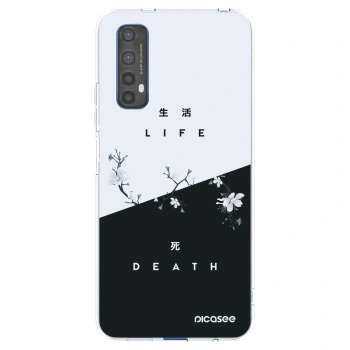 Picasee silikonski prozorni ovitek za Realme 7 - Life - Death