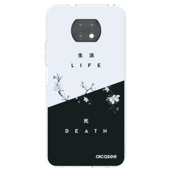Picasee silikonski prozorni ovitek za Xiaomi Redmi Note 9T - Life - Death