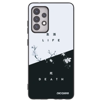 Picasee silikonski črni ovitek za Samsung Galaxy A52s 5G A528B - Life - Death