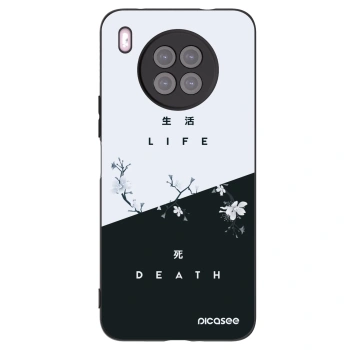 Picasee silikonski črni ovitek za Huawei Nova 8i - Life - Death