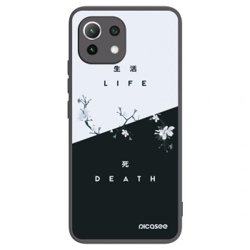 Picasee silikonski črni ovitek za Xiaomi 11 Lite 5G NE - Life - Death