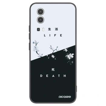 Picasee silikonski črni ovitek za Vivo Y72 5G - Life - Death