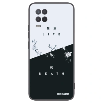 Picasee silikonski črni ovitek za Realme 8 5G - Life - Death