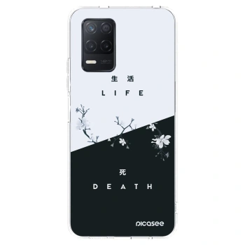 Picasee silikonski prozorni ovitek za Realme 8 5G - Life - Death