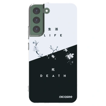 Picasee silikonski prozorni ovitek za Samsung Galaxy S22+ 5G - Life - Death