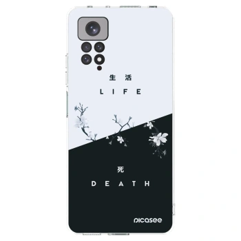 Picasee silikonski prozorni ovitek za Xiaomi Redmi Note 11 - Life - Death