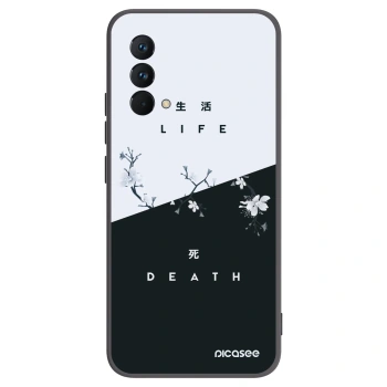 Picasee silikonski črni ovitek za Realme GT Master Edition 5G - Life - Death