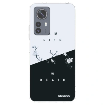 Picasee silikonski prozorni ovitek za Xiaomi 12 Pro - Life - Death