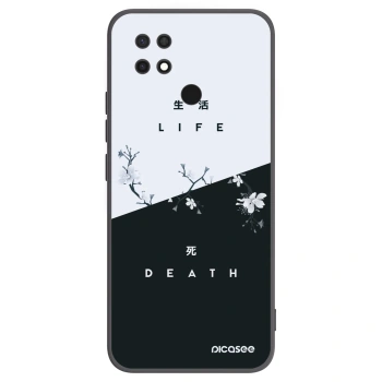 Picasee silikonski črni ovitek za Xiaomi Redmi 10C - Life - Death