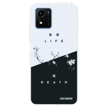 Picasee silikonski prozorni ovitek za Vivo Y01 - Life - Death