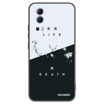 Picasee silikonski črni ovitek za Vivo Y52 5G - Life - Death