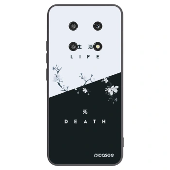Picasee silikonski črni ovitek za Honor Magic4 Lite 5G - Life - Death