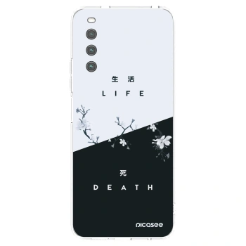 Picasee silikonski prozorni ovitek za Sony Xperia 10 IV 5G - Life - Death