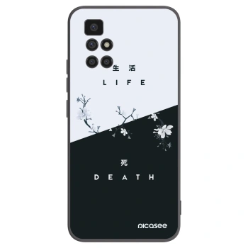 Picasee silikonski črni ovitek za Xiaomi Redmi 10 (2022) - Life - Death