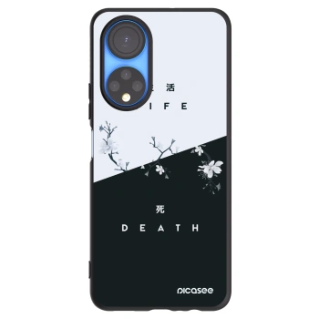 Picasee silikonski črni ovitek za Honor X7 - Life - Death