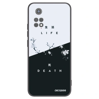 Picasee silikonski črni ovitek za Xiaomi Redmi Note 11S 5G - Life - Death