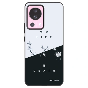 Picasee silikonski črni ovitek za Xiaomi 13 Lite - Life - Death
