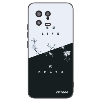 Picasee silikonski črni ovitek za Xiaomi 13 - Life - Death
