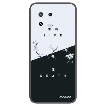 Picasee silikonski črni ovitek za Xiaomi 13 Pro - Life - Death