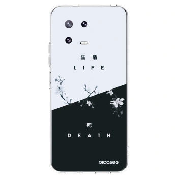 Picasee silikonski prozorni ovitek za Xiaomi 13 Pro - Life - Death