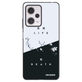 Picasee silikonski črni ovitek za Xiaomi Redmi Note 12 Pro+ 5G - Life - Death