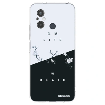 Picasee silikonski prozorni ovitek za Xiaomi Redmi 12C - Life - Death