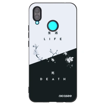 Picasee silikonski črni ovitek za Huawei Nova 3 - Life - Death