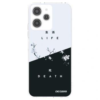 Picasee silikonski prozorni ovitek za Xiaomi Redmi 12 4G - Life - Death