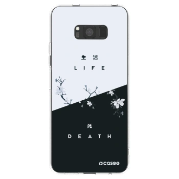 Picasee silikonski prozorni ovitek za Samsung Galaxy S8 G950F - Life - Death