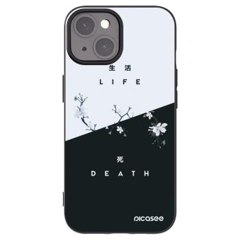 Picasee silikonski črni ovitek za Apple iPhone 15 - Life - Death