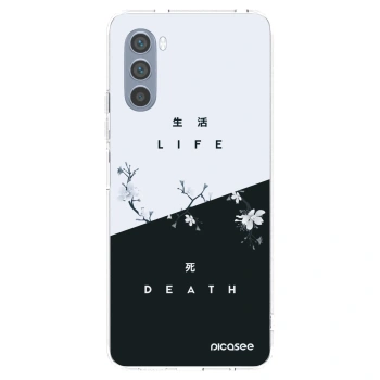 Picasee silikonski prozorni ovitek za Motorola Moto G62 - Life - Death