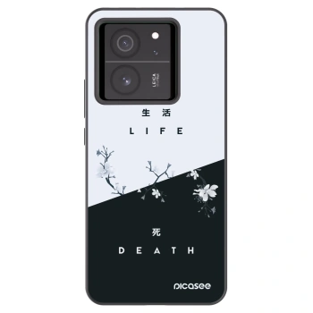 Picasee silikonski črni ovitek za Xiaomi 13T Pro - Life - Death