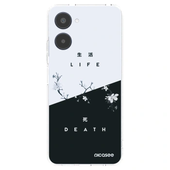 Picasee silikonski prozorni ovitek za Realme 10 4G - Life - Death